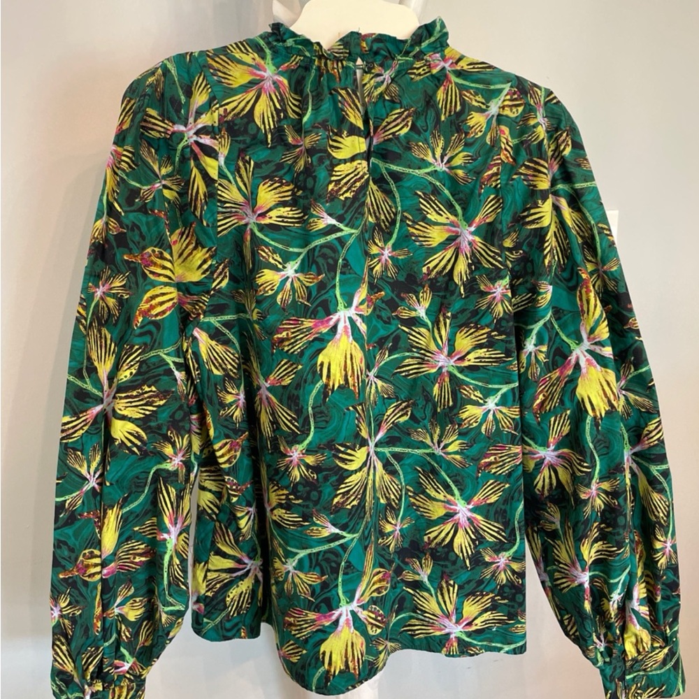 NWT - Ulla Johnson Marlie Blouse - Tigerlily - Size 6
